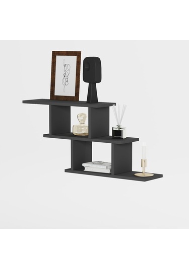 Funda Duvar Rafı Antrasit