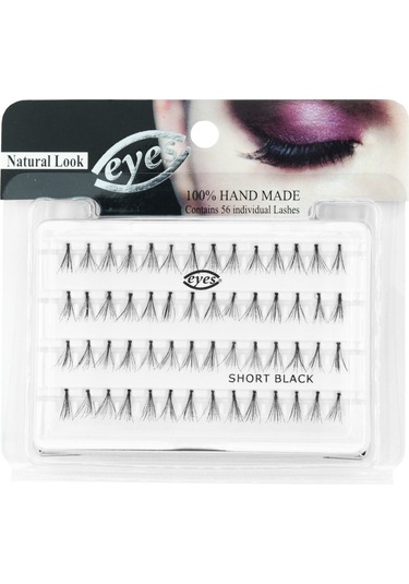 Eyes Tekli Kirpik 56'lı Short Siyah-28