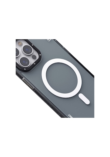 İphone 15 Pro Max Uyumlu Kılıf Magsafe Şarj Özellikli Youngkit Jiansha Serisi Kapak Siyah
