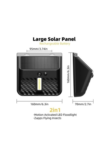 Diğer Güneş Sivrisinek Katili Lamba, Yüksek Güç Hareket Sensörü