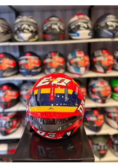 Mt Helmets Mt Cosmo Sv Sergıo Garcıa E5 Motosiklet Kaskı Kırmızı