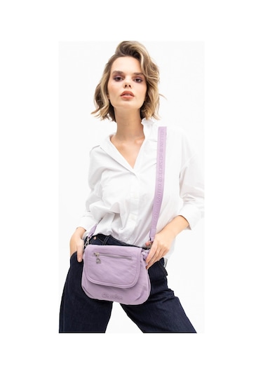 Benetton Bnt 1254 Çapraz Çanta Lila Lila