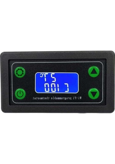 Flybuy Wifi Yüksek Sıcaklık Kontrol Termostatı Zfx-wt01 - K Tipi Termokupl - Sıcaklık Aralığı -99 999 - Uzaktan Yönetim