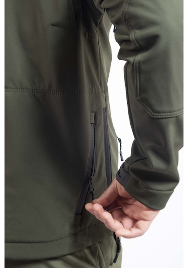 Vav Wear Tactical Outdoor Softshell Erkek Mont Shellht04 Haki
