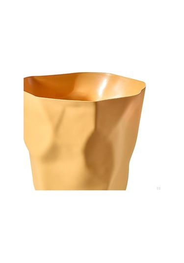 Pembe Çöp Kovası Dekoratif Kapaksız Nordic Üstü Açık Çöp Konteyneri Ev İçin Pembe