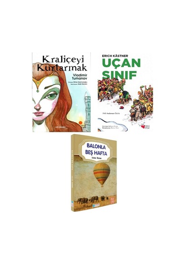 Kraliçeyi Kurtarmak - Uçan Sınıf + Balonla Beş Hafta 3 Kitap Set