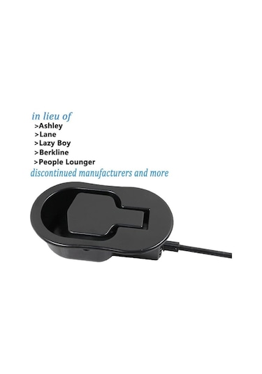 Koltuk Yedek Parçaları, Çekme Fonksiyonlu Koltuklar İçin Siyah Metal Kulplar Diğer