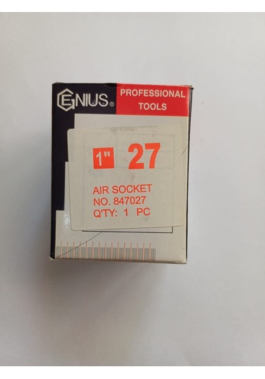 Genius Darbeli Lokma 1" -27mm Boy 60mm, 1 Adet