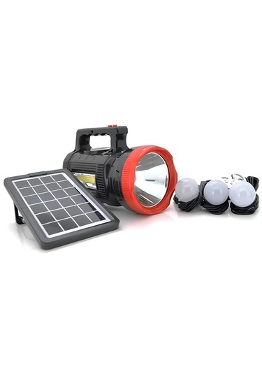 Güneş Enerjili El Fenerli 3 Lambalı Bt Radyolu Aydınlatma Cihazı