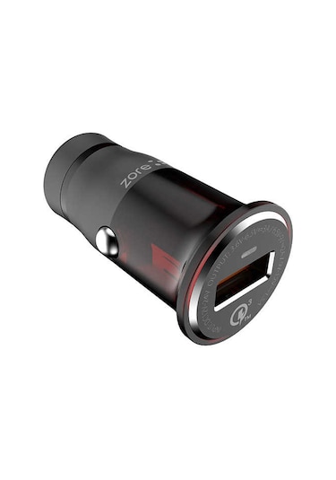 Heptekiletişim Zr-c304q Micro Araç Şarj Seti - Siyah Siyah