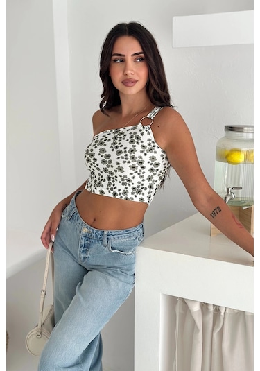 Asprin Fashion Tek Omuz Atlet Haki Haki