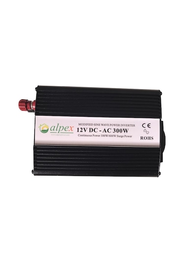 Teknovasyon-Arge Alpex 300 W Watt Invertör 12 V/220 Volt Çevirici Inverter