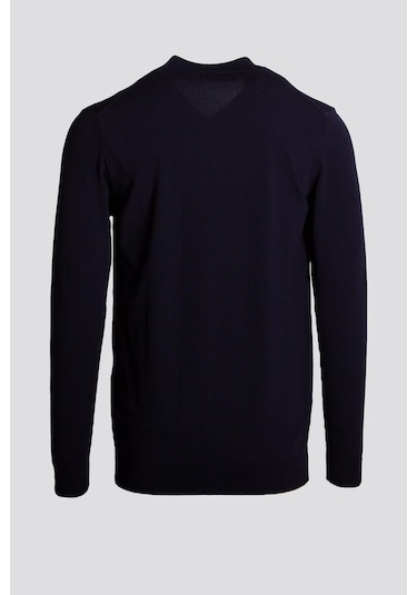 Erkek Triko Hırka Lacivert 3771 Lacivert