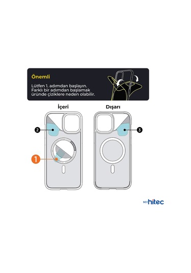 Schitec İphone 11 Pro Magsafe Özellikli Şeffaf Kılıf Şeffaf