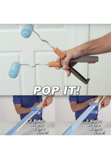 Büro Ev Tadilatı İçin Damlatmaz Süngerli Mobilya Duvar Boyama Rulosu