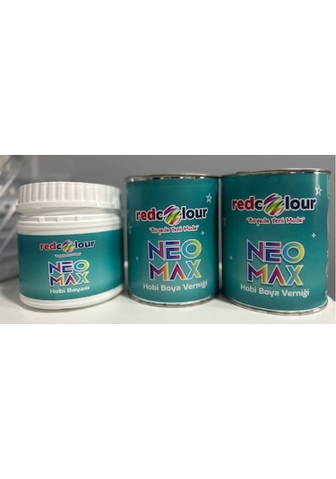 Neo Max Yeni Nesil Dönüşüm Ve Hobi Boyası 0,5 Lt Ve Verniği 0,5 Lt