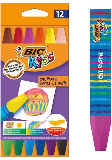 Bic Kids Yağlı Pastel Boya 12 Renk Kutu