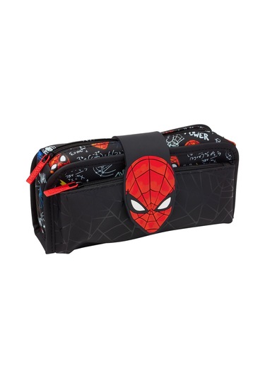 Snapbuy Avustralya Smiggle Spider-man Kalem Kutusu, Örümcek Adam Kalemlik 22.5 12.5cm Kırmızı - Siyah