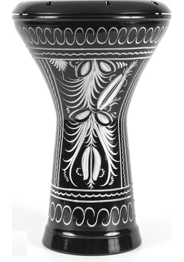 Masterwork Çömlek Darbuka Erzincan İşlemeli Siyah