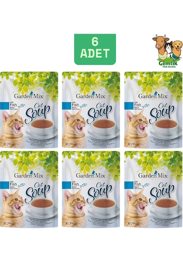 Gardenmix Balıklı Kedi Çorbası 40gr - 6 Adet