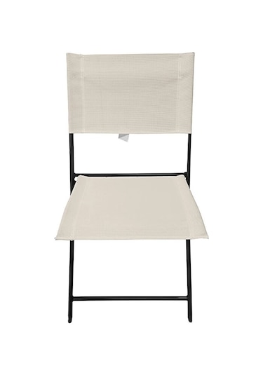 Aura Sandalye Krem Bahçe Balkon Sandalyesi Krem