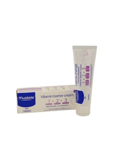 Mustela 1.2.3 Vitamin Barrier Pişik Kremi 2 x 50 ML