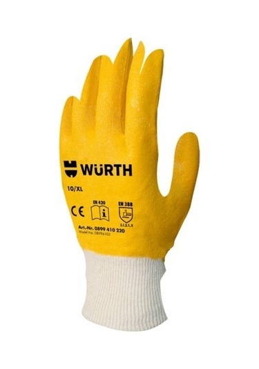 Würth Nitril Eldiven Sarı 10/xl