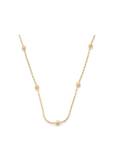 Çelik Zincir Altın Kaplama Dorikalı Model - Zn-516 Altın