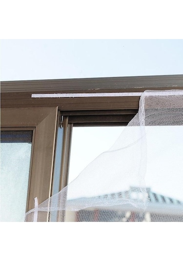 Jms Siyah Kapalı Böcek Sinek Sivrisinek Pencere Teli Kapı Anti Cibinlik Mutfak Pencere Koruyucu 1.5x2m