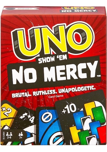 Mattel Uno HWV18 No Mercy Kartlar +7 Yaş