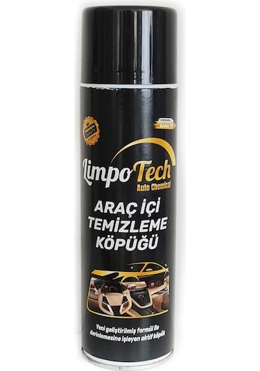 Limpo Tech Araba Köpük Deri Koltuk Araba Temizleme Spreyi Çok Amaçlı Köpük Sprey 500ml