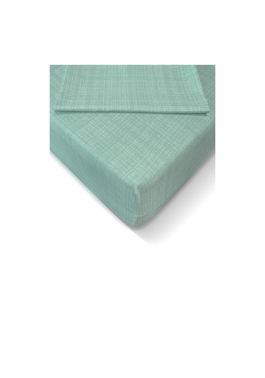 Alla Turca Ranforce 180x200 Cm Lastikli Çarşaf Seti - Mint