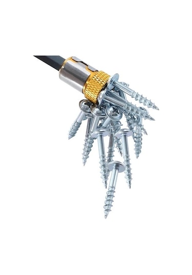 1pc1 Evrensel Tornavida Manyetik Halka 1/4"evrensel Metal Tornavida Matkap Ucu Manyetik Halka Şaft Korozyon Önleyici Güçlü Halka 4465