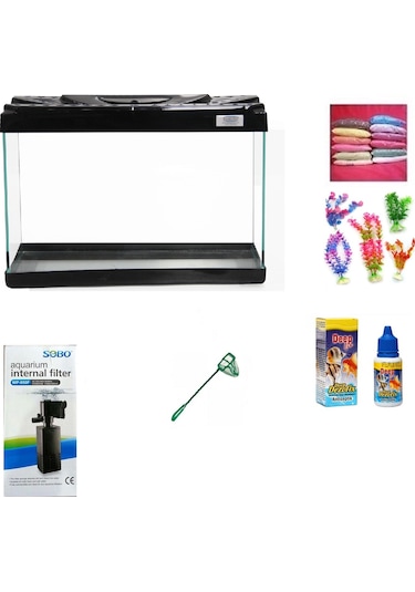 Kanki Pet 35 Cm Akvaryum Hazır Set 3518