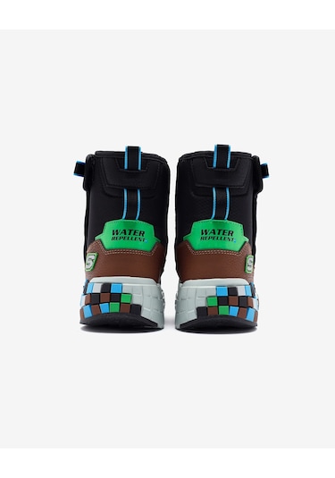 Skechers Megacraft 3.0 Büyük Erkek Çocuk Siyah Spor Ayakkabı 402184l Bkbr Siyah