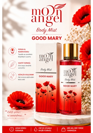 Kadın Parfümlü Body Mist Good Mary 250 Ml Vücut Spreyi
