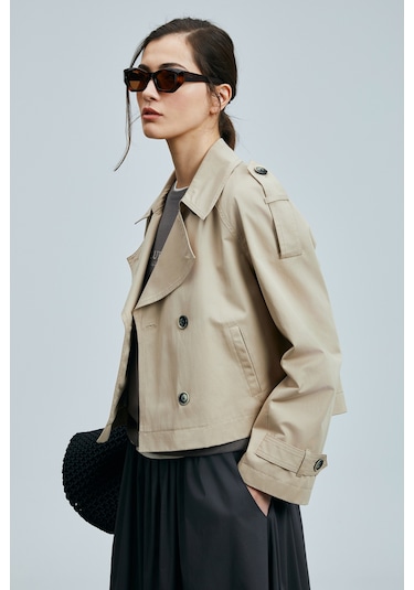 Lufian Carla Kadın Dış Giyim Bej Bej 121120009100550 Bej