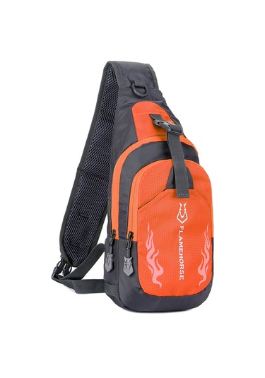 Erkekler İçin Şık Ve Dayanıklı Su Geçirmez Omuz Çantası - Pratik Ve Hafif Günlük Kullanım Turuncu