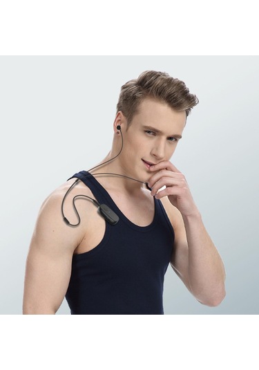 Homyl Araba Siyahı Için Bluetooth 5.0 Kulaklıklı-siyah