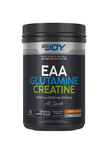 Bigjoy Eaa + Glutamine + Creatine 480gr - Portakal Aromalı