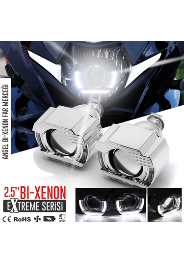 Yeni Jenerasyon Angel Led Bi-xenon Extreme Far Merceği Hd Projekt