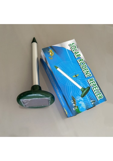 A.T. Kovucu Solar Güneş Panelli Köstebek Fare Yılan Kovucu Yeşil