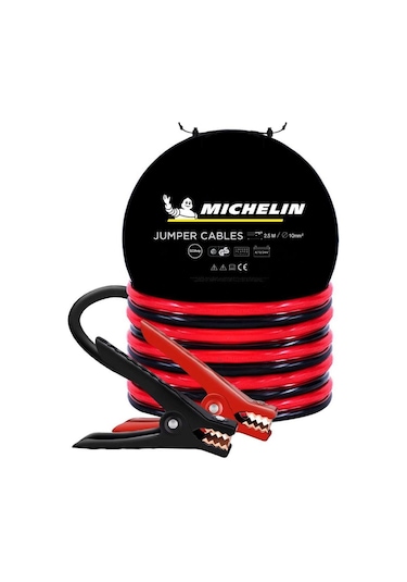 Michelin Ml4002 6v/12v/24v 500amper 2,5metre Akü Takviye Kablosu