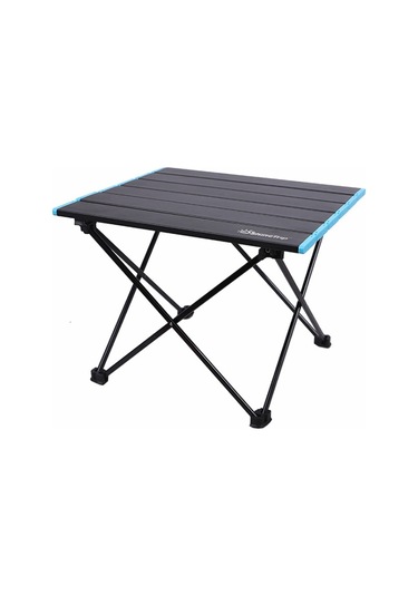Açık Alüminyum Alaşım Katlanır Masa Kamp Piknik Taşınabilir Katlanır Masa Barbekü Masa Stall Küçük Yemek Masası, Boyutu: Küçük, Size:small Diğer Siyah