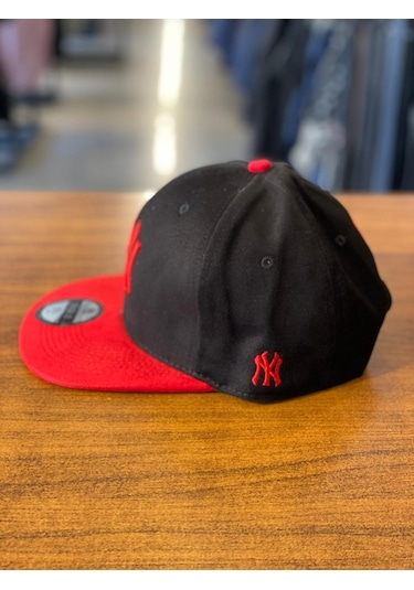 Ny Yankees Siyah Renk Kanvas Hiphop Snapback Rapper Cap Şapka