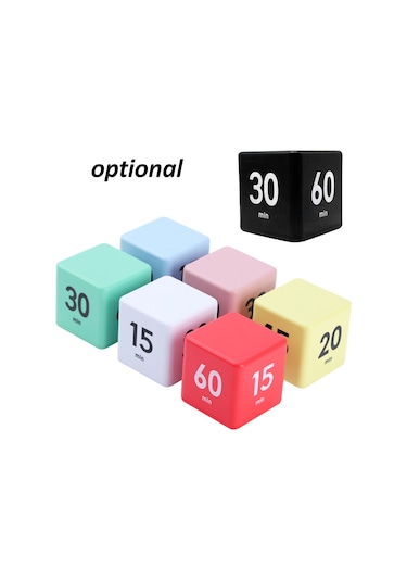 Küp Zamanlayıcılar Yerçekimi Sensörlü Zaman Yönetimi Beyaz