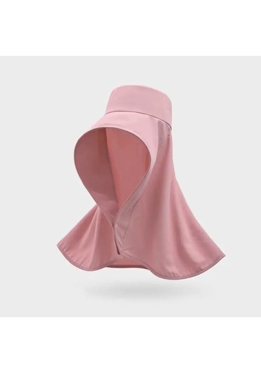 Snapbuy Kadın Uv Korumalı Büyük Ağızlı Balıkçı Şapkası - Yaz Güneşlik At Kuyruğu Kapkırmızım Kırmızı