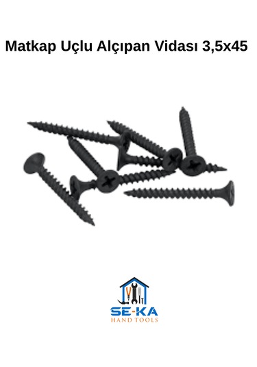 Matkap Uçlu Alçıpan Vidası 3,5x45 - 1000 Adet 3.5 x 45