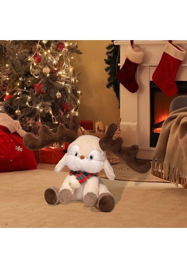 Suntek Yılbaşı Peluş Oyuncak Hediyeleri Yastık Oturma Odası Için Geyik