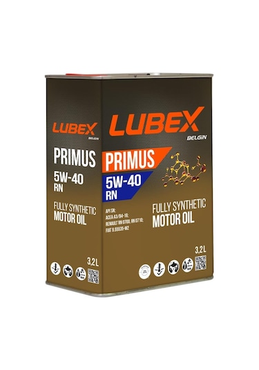 Lubex Primus Rn 5W-40 Tam Sentetik Motor Yağı 3.2 L